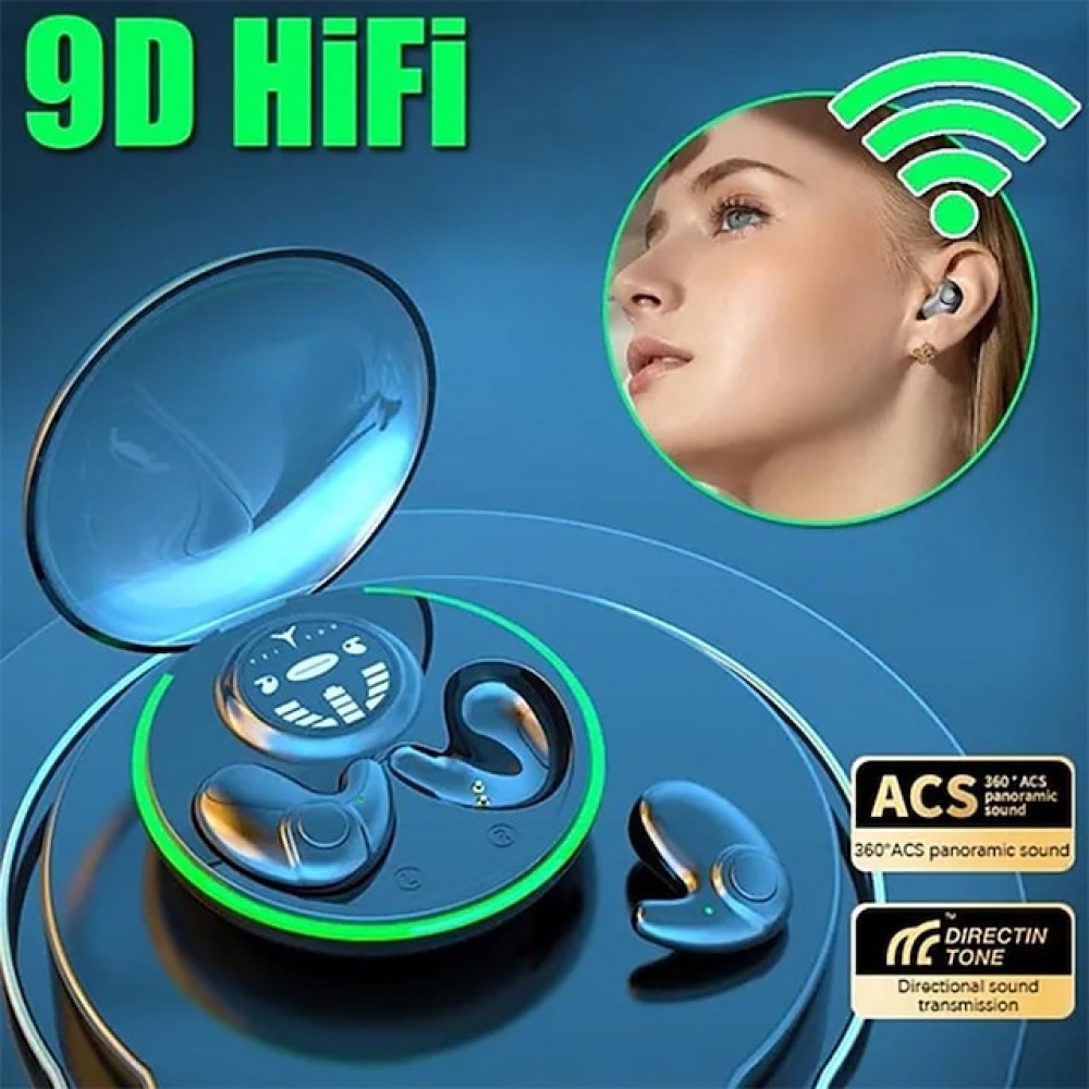 Wireless Sleep Earbuds — Bluetooth 5.3, IPX5 Water-Resistant, 5-Hour Battery Life
