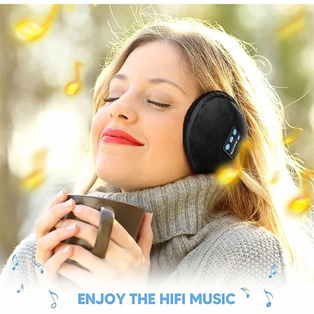 Wireless Bluetooth Sleep Headphones — 10-Hour Battery, Windproof & Warm