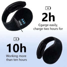Wireless Bluetooth Sleep Headphones — 10-Hour Battery, Windproof & Warm