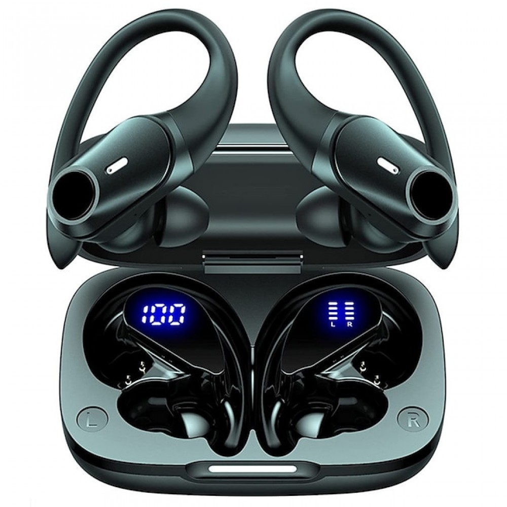 T16 True Wireless Bluetooth Earbuds — 48-Hour Total Battery Life, Built-in LED Smart Display, Bluetooth 5.3