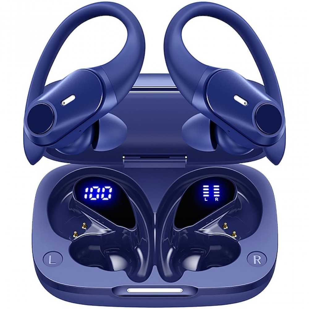 T16 True Wireless Bluetooth Earbuds — 48-Hour Total Battery Life, Built-in LED Smart Display, Bluetooth 5.3