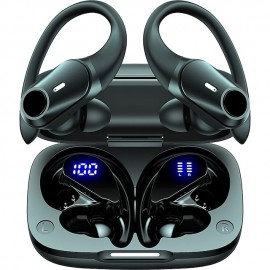 T16 True Wireless Bluetooth Earbuds — 48-Hour Total Battery Life, Built-in LED Smart Display, Bluetooth 5.3