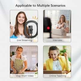 Wireless Lavalier Microphone – Bluetooth 5.0 + 3.5mm Dual-Mode Plug-and-Play Mic for Smartphones