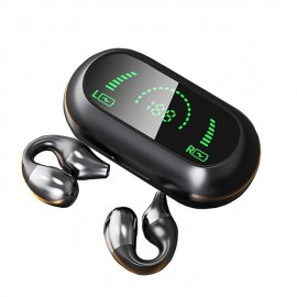 S03 True Wireless Bluetooth Earbuds – Bluetooth 5.2, Secure Ear-Hook Design, Smart Touch Control