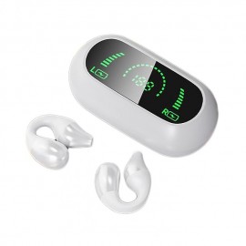 S03 True Wireless Bluetooth Earbuds – Bluetooth 5.2, Secure Ear-Hook Design, Smart Touch Control