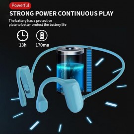 Painless L09 Open-Ear Bluetooth 5.2 Earhook Headphones – IPX5 Waterproof, 36-Hour Battery Life, Ideal for Sports & Travel