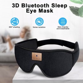 HF014 Bluetooth 5.0 Sleep Headband Headphones with Eye Mask