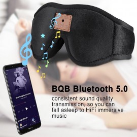 HF014 Bluetooth 5.0 Sleep Headband Headphones with Eye Mask
