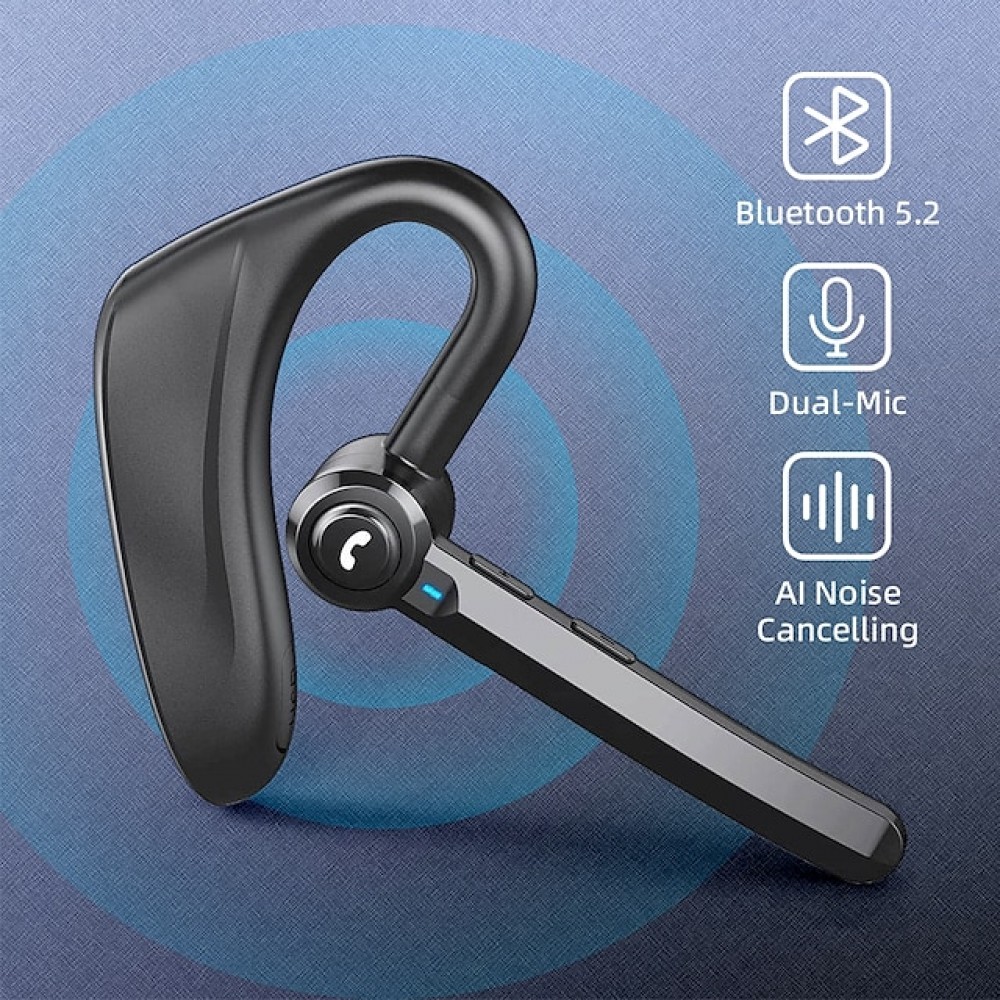 K510 Dual-Mic AI Noise-Canceling Bluetooth Headset