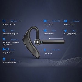 K510 Dual-Mic AI Noise-Canceling Bluetooth Headset