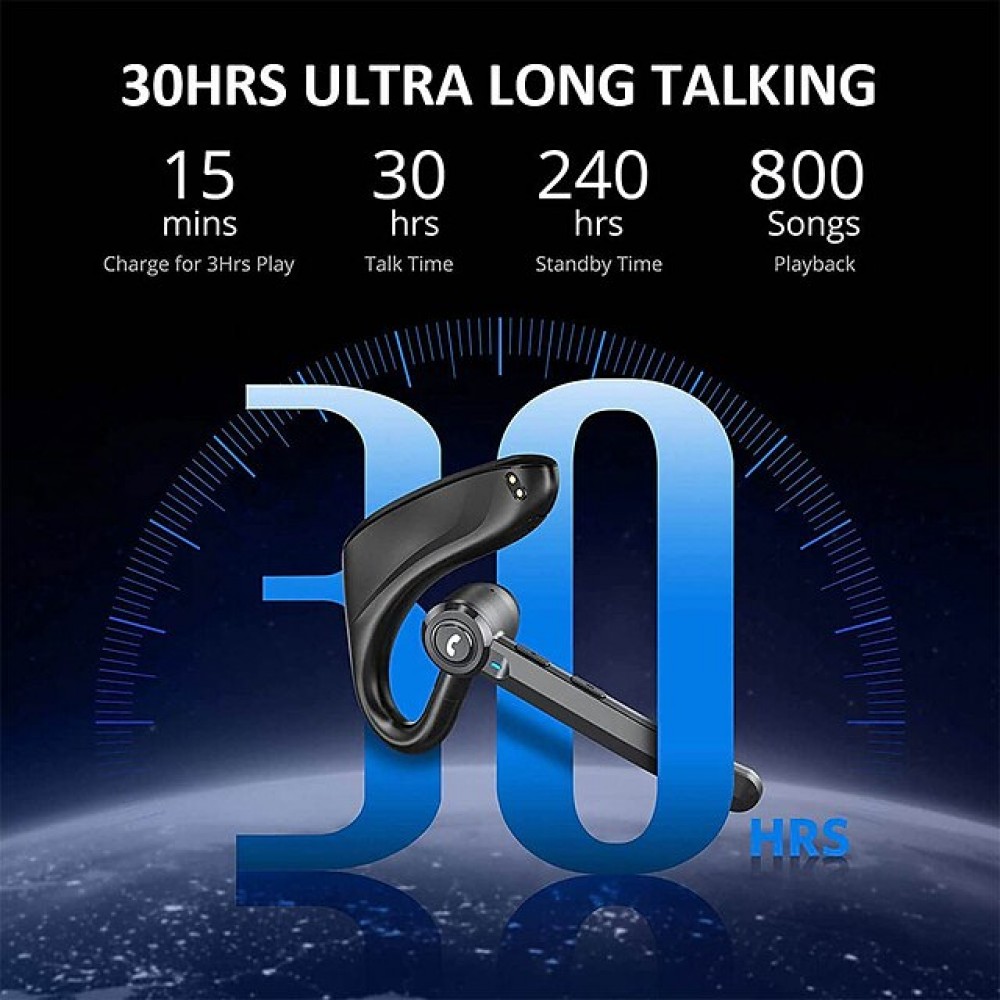 K510 Dual-Mic AI Noise-Canceling Bluetooth Headset