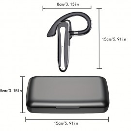 Ear-Hook Wireless Bluetooth 5.2 True Wireless Stereo (TWS) Earbuds with Charging Case