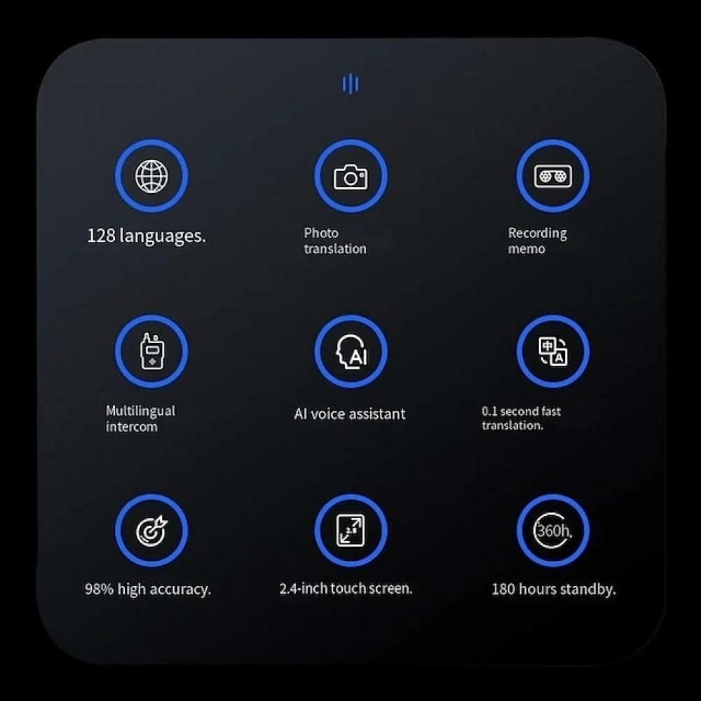 T9 Portable Two-Way Voice Translator — Supports 72 Languages, Real-Time Speech & Photo Translation