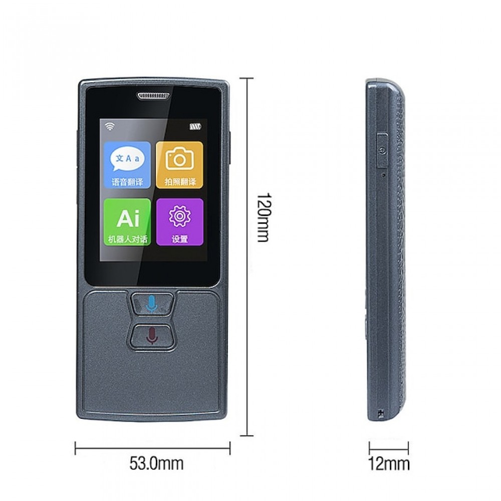 T9 Portable Two-Way Voice Translator — Supports 72 Languages, Real-Time Speech & Photo Translation