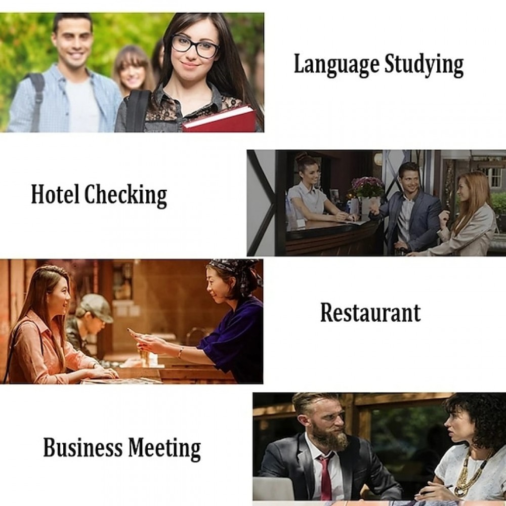 T9 Portable Two-Way Voice Translator — Supports 72 Languages, Real-Time Speech & Photo Translation