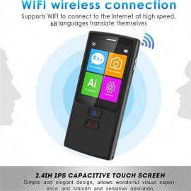 T9 Portable Two-Way Voice Translator — Supports 72 Languages, Real-Time Speech & Photo Translation