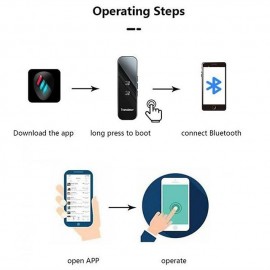 Smart Voice Translator — Supports 70+ Languages, Bluetooth Wireless TWS Earbuds