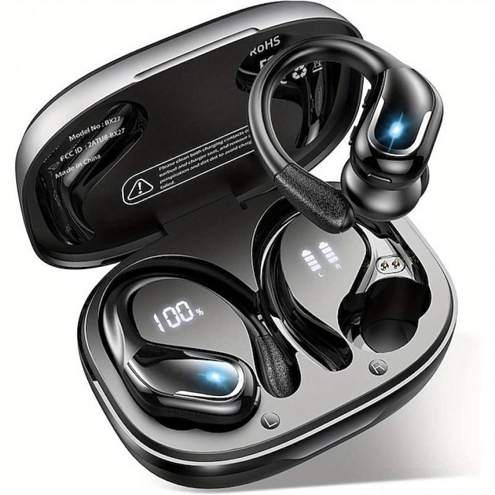 X27 True Wireless Bluetooth Earbuds – IPX7 Waterproof, Bluetooth 5.3, 60-Hour Battery Life