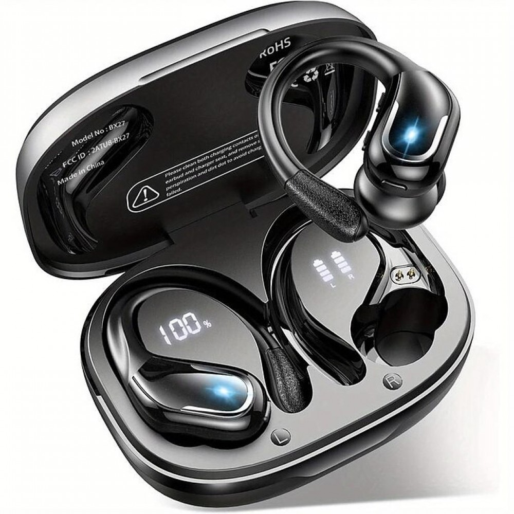 X27 True Wireless Bluetooth Earbuds – IPX7 Waterproof, Bluetooth 5.3, 60-Hour Battery Life