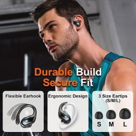 X27 True Wireless Bluetooth Earbuds – IPX7 Waterproof, Bluetooth 5.3, 60-Hour Battery Life
