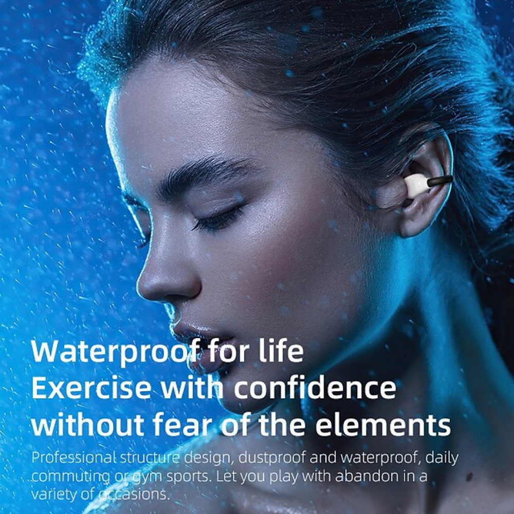 MY14pro Bone Conduction Ear Clip Headphones — Bluetooth 5.3, IPX5 Waterproof