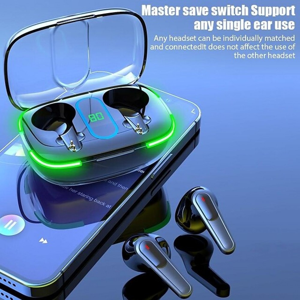 Pro 70 True Wireless Bluetooth Earbuds (TWS) — Bluetooth 5.3, 20-Hour Standby