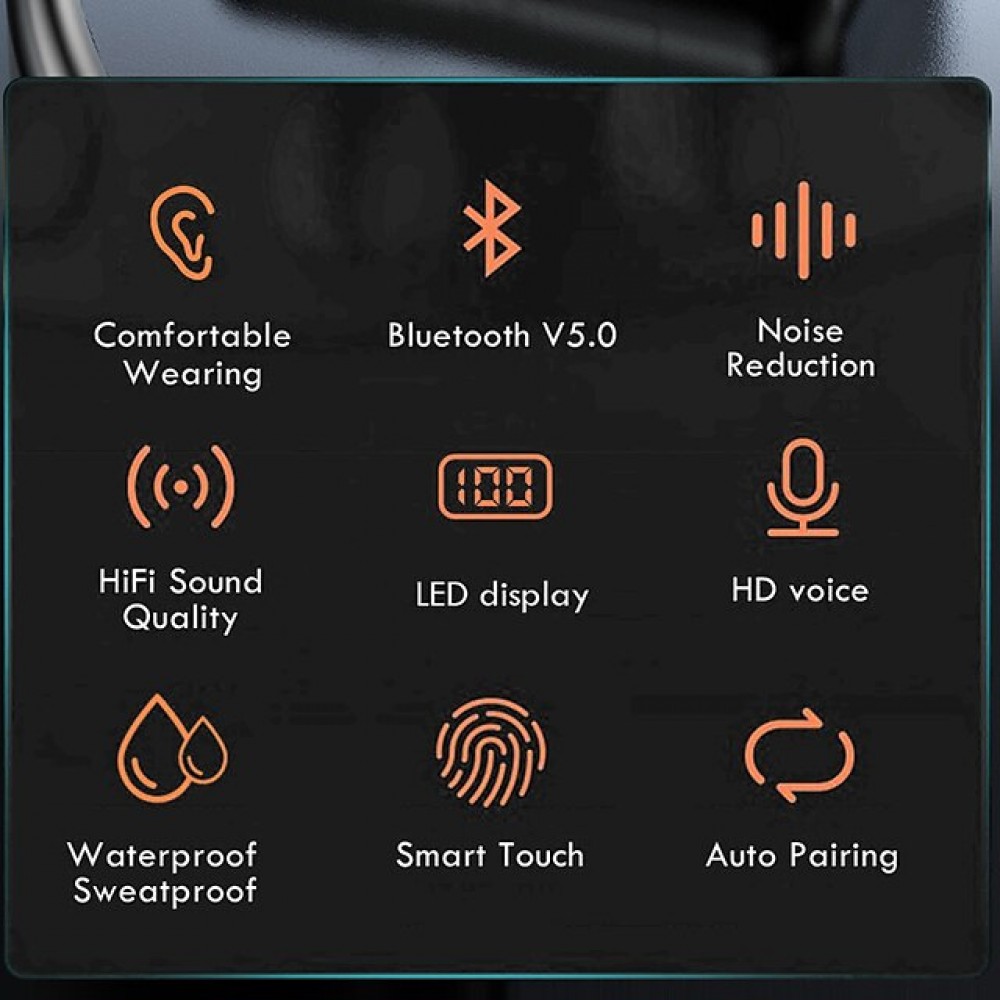 K10 True Wireless Bluetooth Earbuds – Bluetooth 5.3, Hi-Fi Sound & Active Noise Cancellation