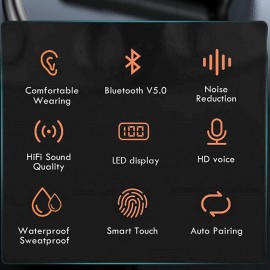 K10 True Wireless Bluetooth Earbuds – Bluetooth 5.3, Hi-Fi Sound & Active Noise Cancellation