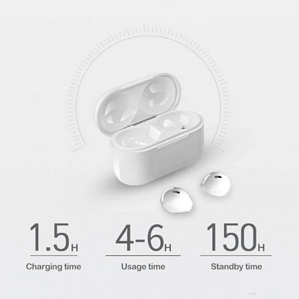 X6 True Wireless Bluetooth Earbuds — Semi-In-Ear Design, Comfortable Fit, Stable Connection