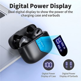 X08 True Wireless Bluetooth Earbuds — 60-Hour Battery Life, LED Power Display, IPX5 Waterproof