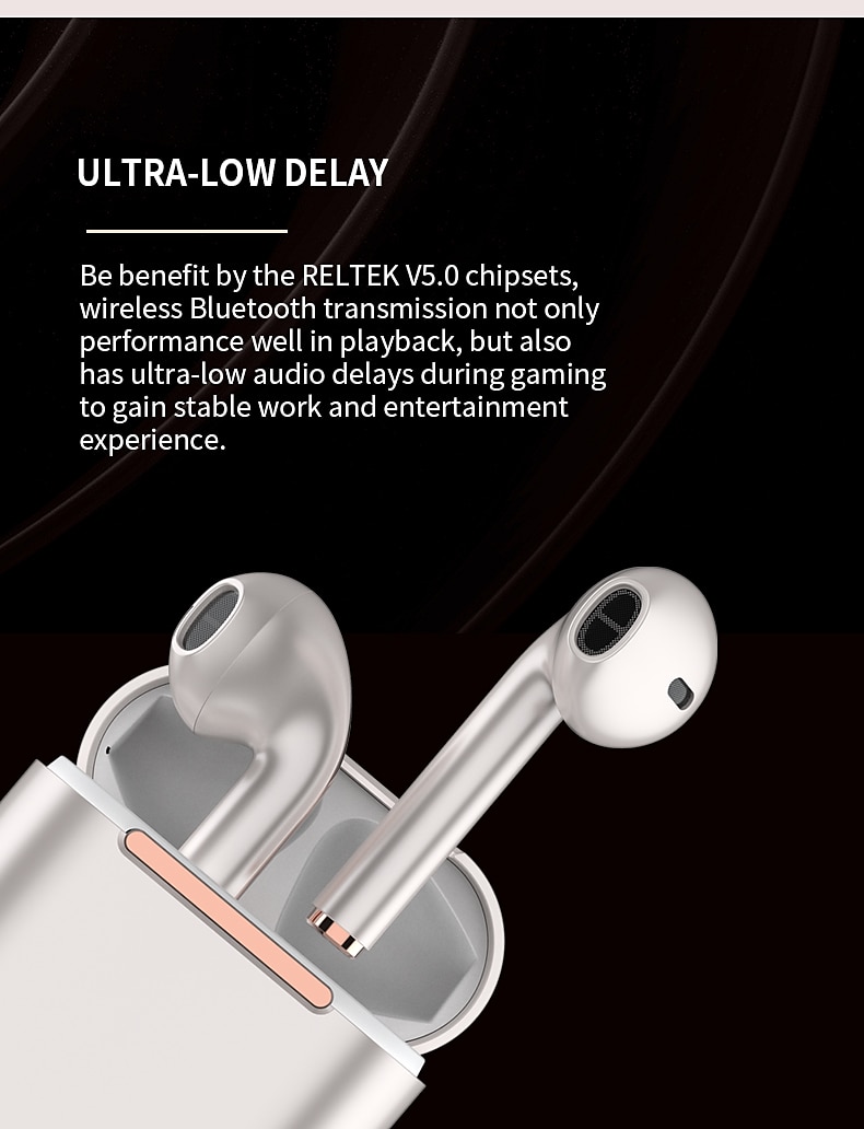 Close-up of J18 Earbuds Showing Touch Control Area