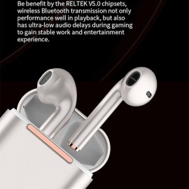 J18 True Wireless Bluetooth Earbuds – Bluetooth 5.1, LED Battery Display, 6-Hour Playtime