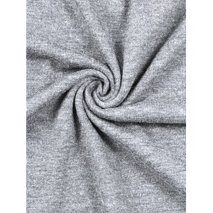 Women's Owl Print V-Neck T-Shirt - Polyester/Spandex