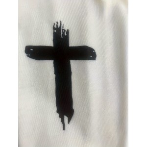 女士交叉图案开襟针织衫——春秋季