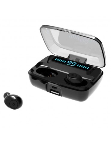 F9 Wireless Bluetooth 5.0 ANC Earbuds – LED Digital Battery Display & 2000mAh Multi-Function Charging Case