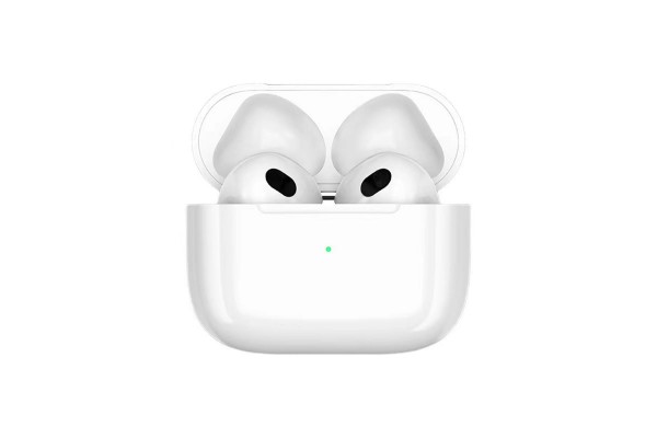 Semi-In-Ear Bluetooth 5.0 Earbuds — IPX4 Sweatproof, ENC Environmental Noise Cancellation, Qi Wireless Charging