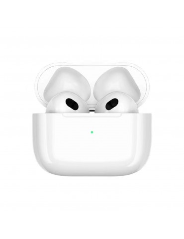 Semi-In-Ear Bluetooth 5.0 Earbuds — IPX4 Sweatproof, ENC Environmental Noise Cancellation, Qi Wireless Charging