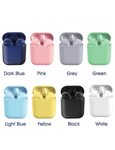 Inpods 12 True Wireless Bluetooth Earbuds — Bluetooth 5.0, Touch Control, Pop-Up Charging Case, Compatible with Android & iOS