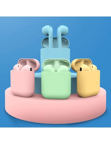 Inpods 12 True Wireless Bluetooth Earbuds — Bluetooth 5.0, Touch Control, Pop-Up Charging Case, Compatible with Android & iOS