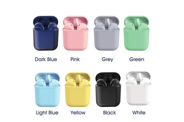 Inpods 12 True Wireless Bluetooth Earbuds — Bluetooth 5.0, Touch Control, Pop-Up Charging Case, Compatible with Android & iOS