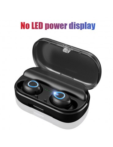V10 Bluetooth 5.0 True Wireless Earbuds — 2400mAh Power Bank Charging Case with Adjustable Phone Stand