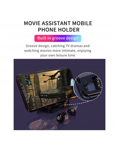 F9 Bluetooth 5.0 True Wireless Earbuds — IPX7 Waterproof, LED Digital Display, 2000mAh Charging Case