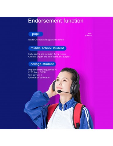 OY713 Wireless Over-Ear Headphones — Bluetooth 5.0, Built-in Mic, FM Radio, TF Card Slot & KTV Monitoring Mode