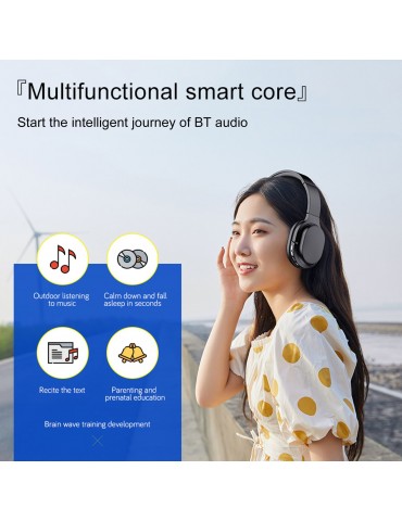 OY713 Wireless Over-Ear Headphones — Bluetooth 5.0, Built-in Mic, FM Radio, TF Card Slot & KTV Monitoring Mode