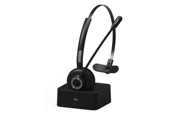 BH-M97 Bluetooth 5.0 Over-Ear Headset with Active Noise-Cancelling Microphone
