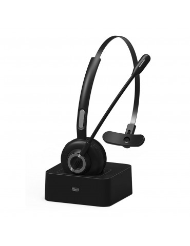 BH-M97 Bluetooth 5.0 Over-Ear Headset with Active Noise-Cancelling Microphone