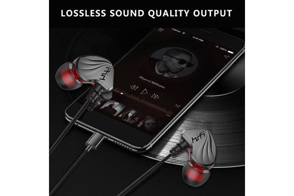 T2000 USB-C In-Ear Headphones — IPX5 Sweat-Resistant, Memory Metal Ear Hooks