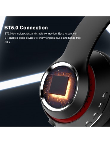 L500 Wireless Bluetooth 5.0 Foldable Headphones