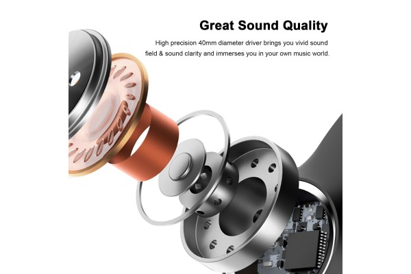 L500 Wireless Bluetooth 5.0 Foldable Headphones