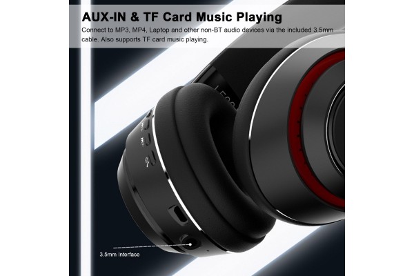 L500 Wireless Bluetooth 5.0 Foldable Headphones